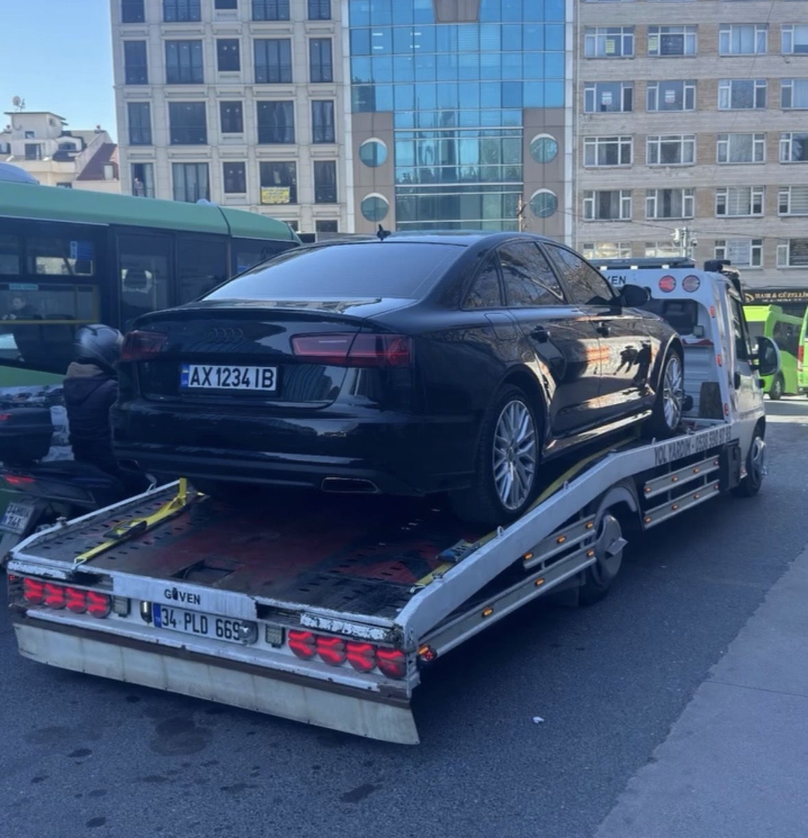 Oto çekici çalışması 1